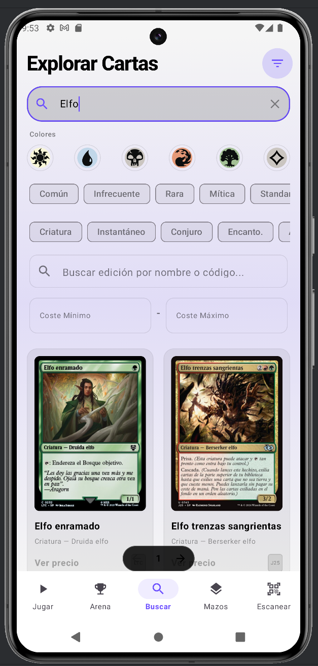Paper Duels Buscar Carta